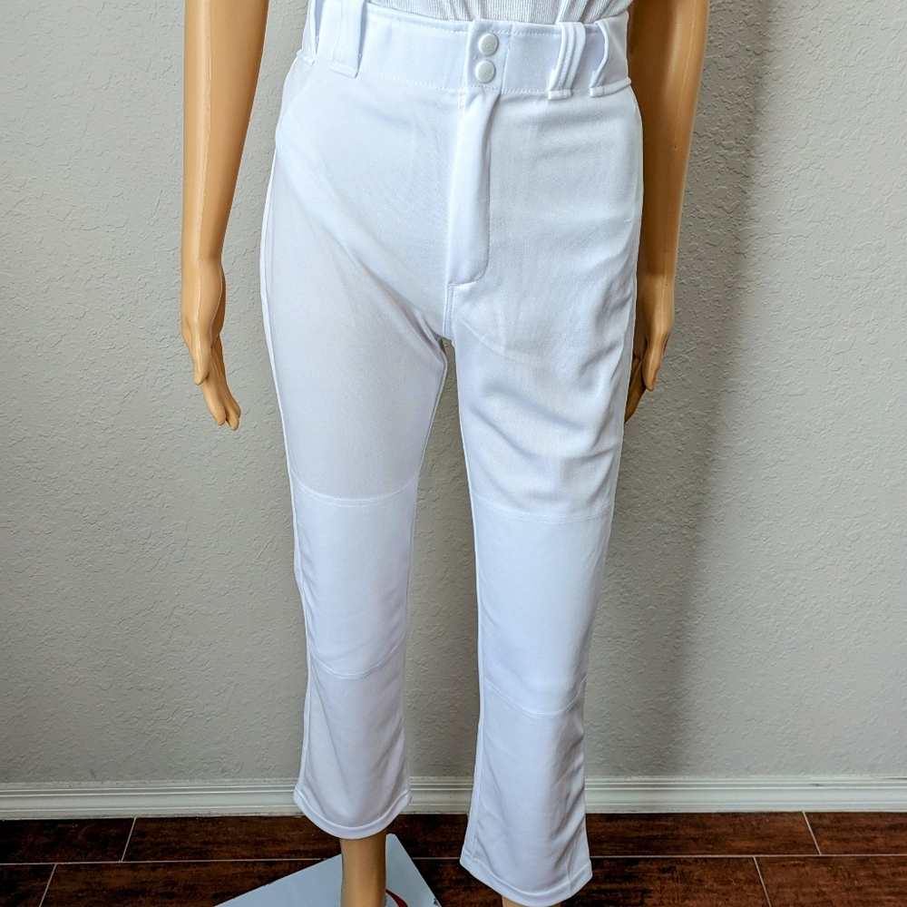 Rawlings White Youth Baseball Pants Size L